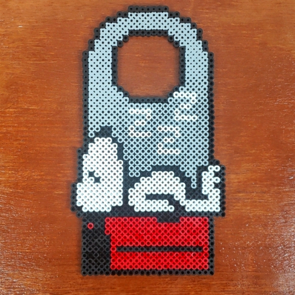 Perler Bead Peanuts Snoopy Doorknob  Wall Hanger